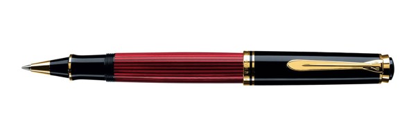 Pelikan - Souverän 600 - Red Black - Rollerball Pelikan - Souverän 600 - Red Black - Rollerball