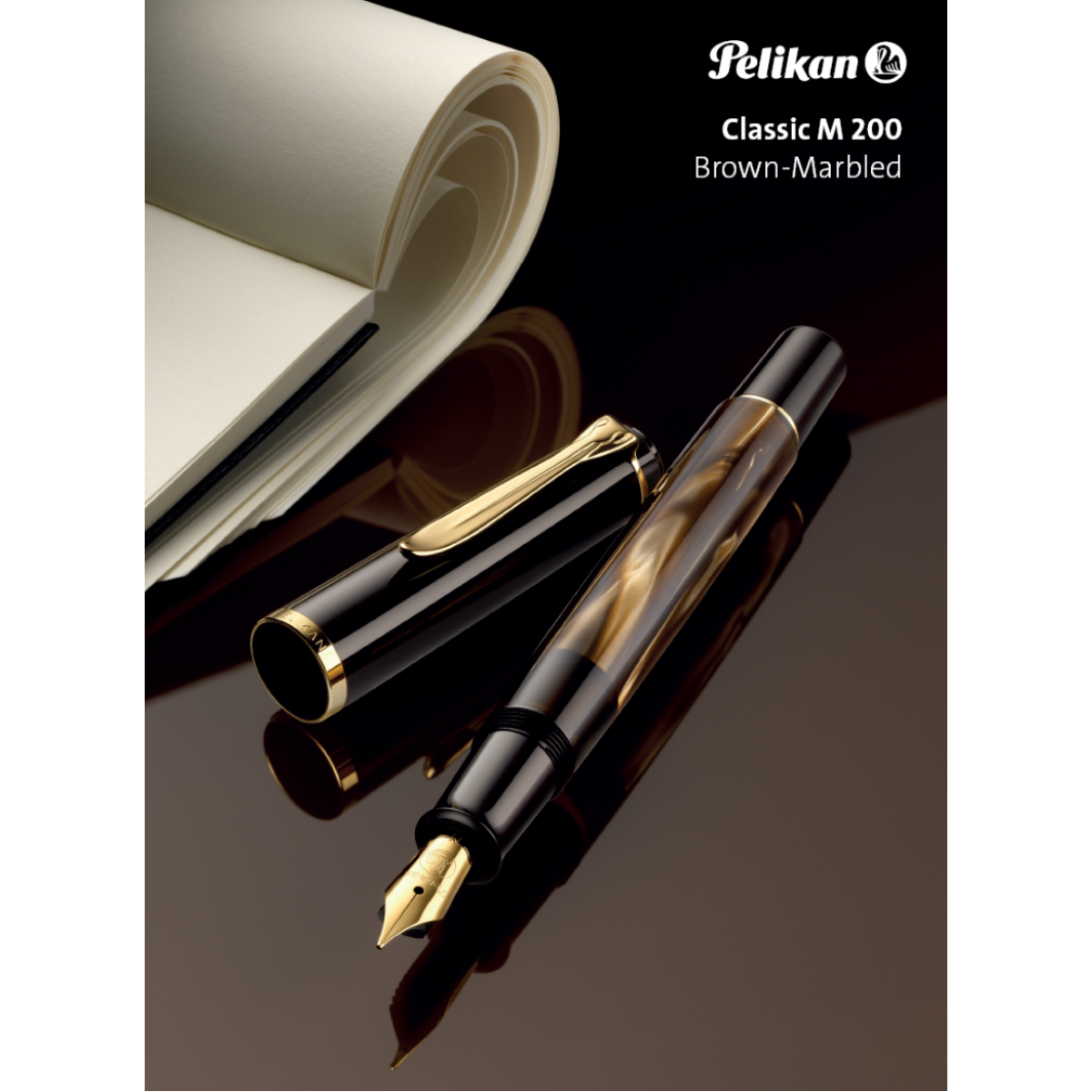 Pelikan - Classic 200 Brown Marbled - Fountain Pen Pelikan - Classic 200 Brown Marbled - Fountain Pen