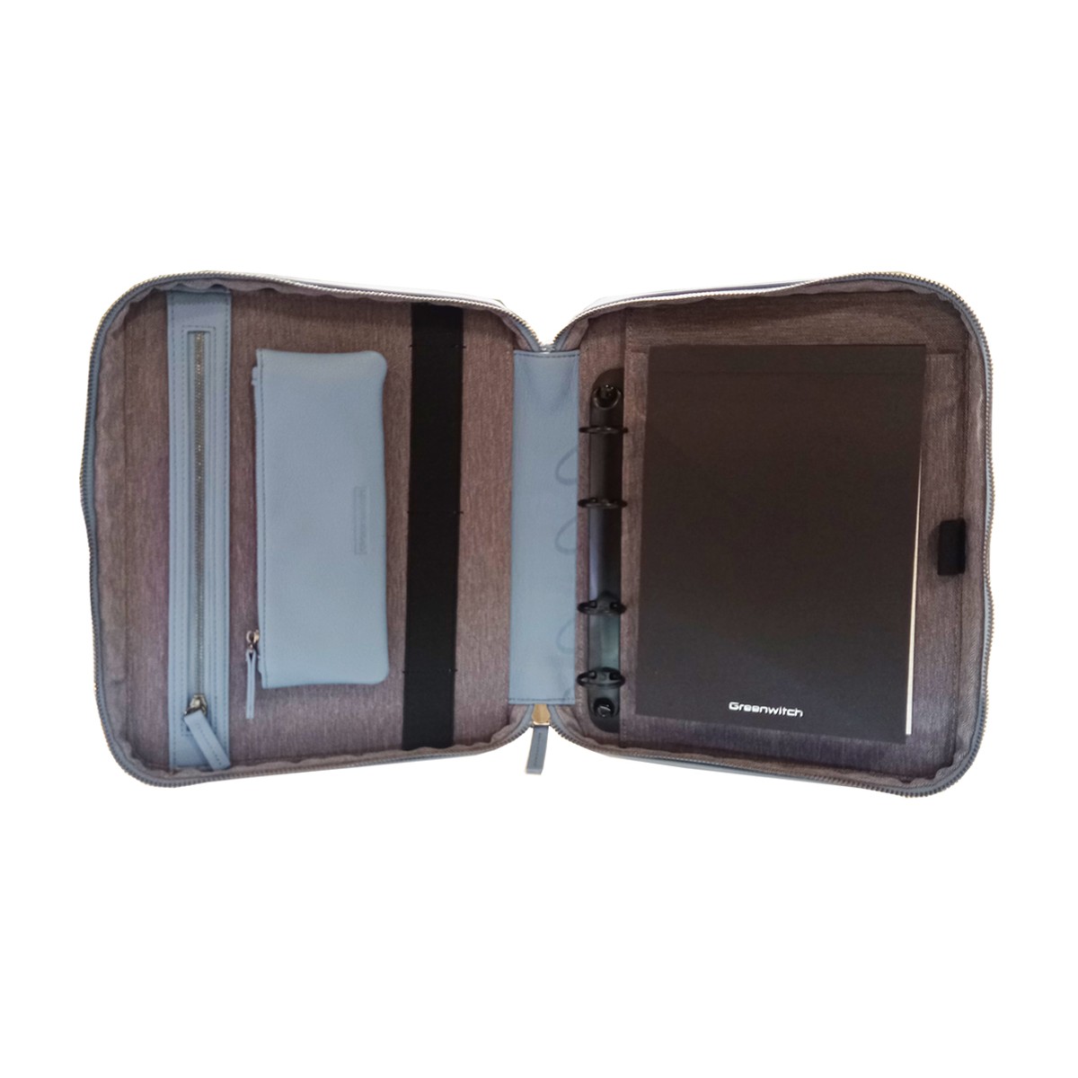 A5 Faux Leather Clipboard - Sky Blue A5 Faux Leather Clipboard - Sky Blue