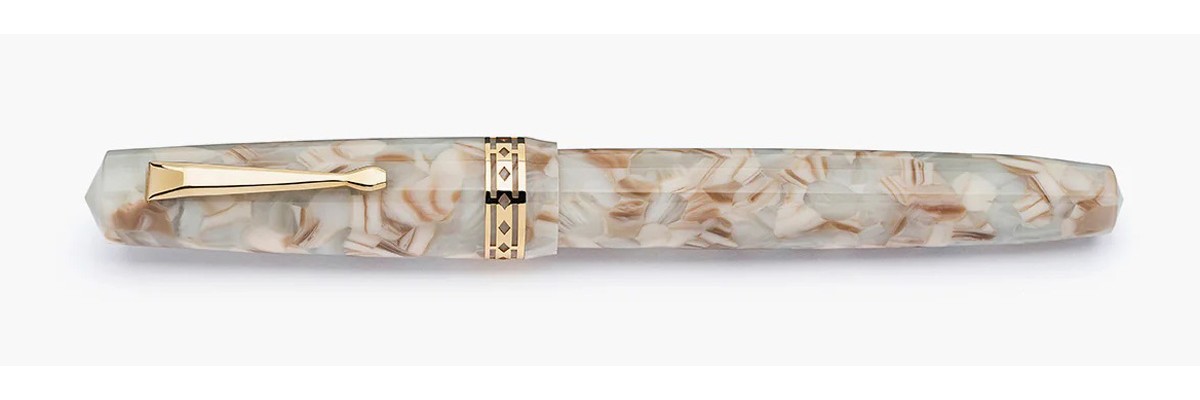 RADIUS 1934 - Settimo - Marmo Bianco GT - Fountain Pen RADIUS 1934 - Settimo - Marmo Bianco GT - Fountain Pen