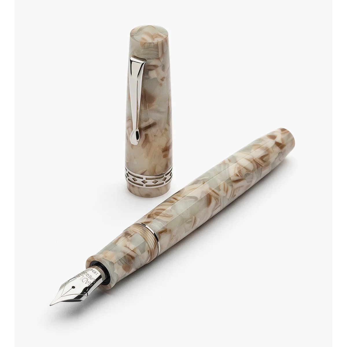 RADIUS 1934 - Settimo - Marmo Bianco ST - Fountain Pen