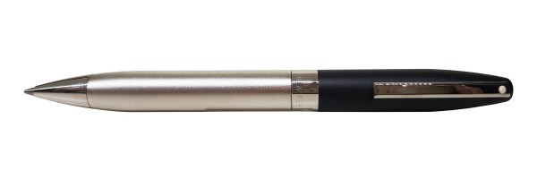 Sheaffer - Legacy - Platino Satinato Cappuccio Nero - Penna a sfera Sheaffer - Legacy - Platino Satinato Cappuccio Nero - Penna a sfera