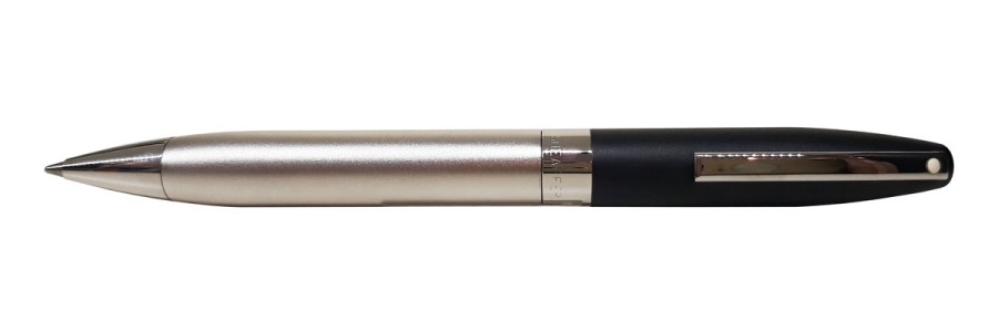 Sheaffer - Legacy - Platino Satinato Cappuccio Nero - Penna a sfera Sheaffer - Legacy - Platino Satinato Cappuccio Nero - Penna a sfera