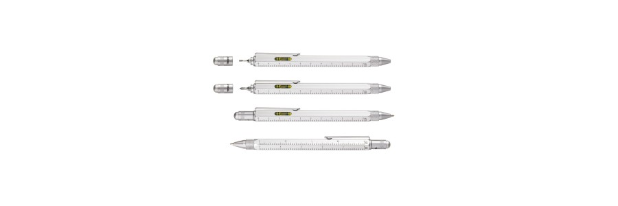 Troika - Construction Pen - Silver Troika - Construction Pen - Silver