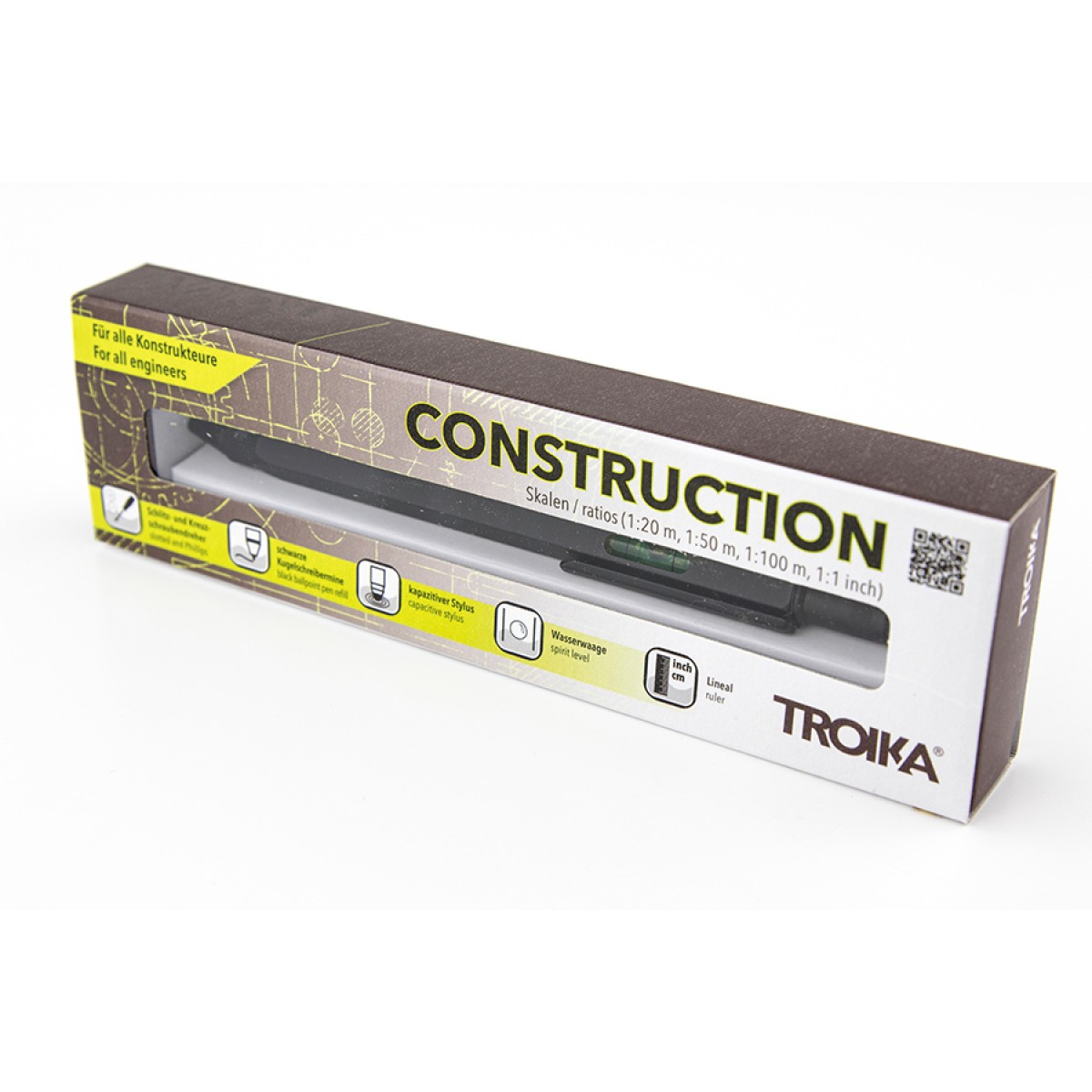 Troika - Construction Pen - Nera e Oro Troika - Construction Pen - Nera e Oro