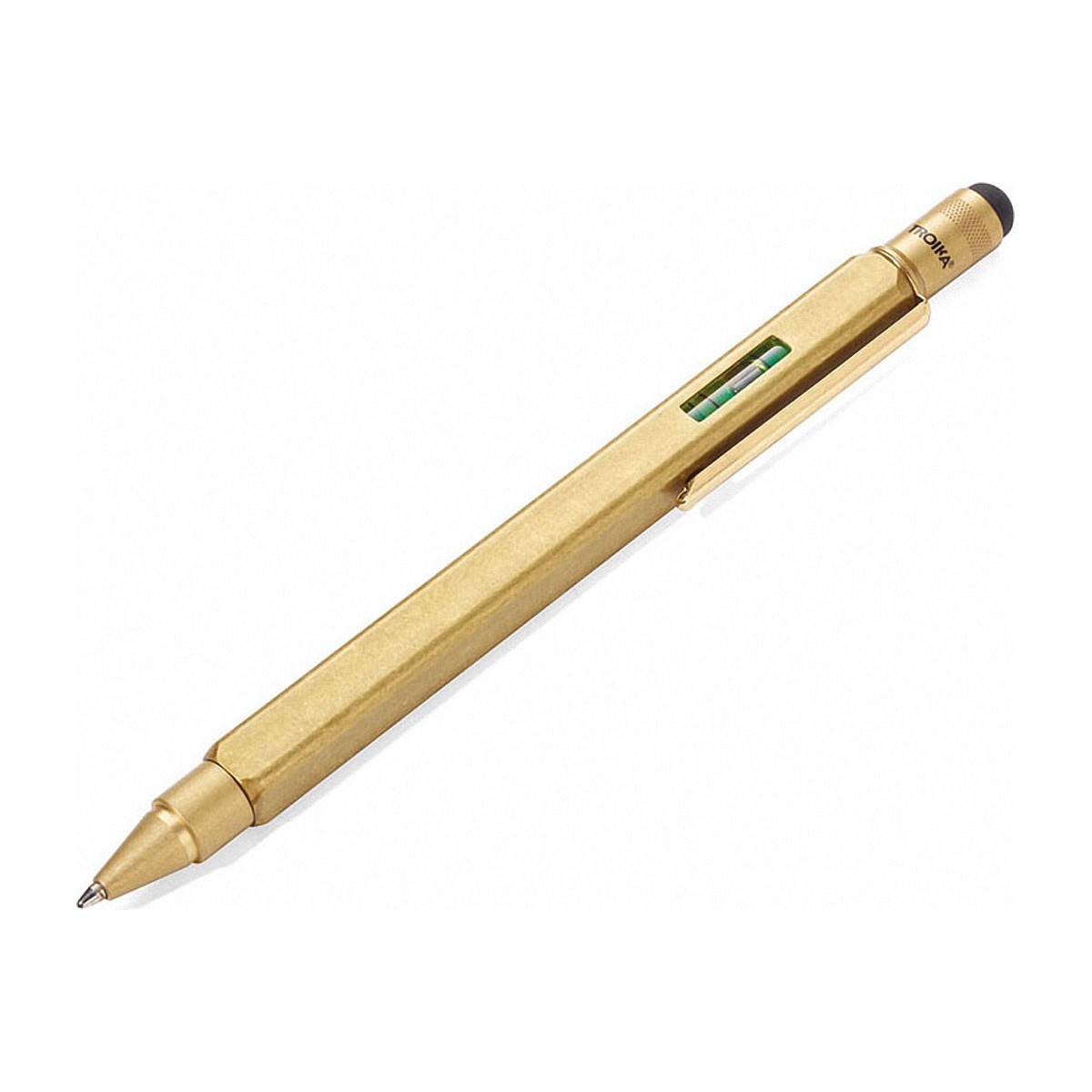 Troika - Construction Pen - Square - Brass Troika - Construction Pen - Square - Brass