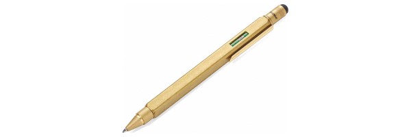 Troika - Construction Pen - Square - Brass Troika - Construction Pen - Square - Brass
