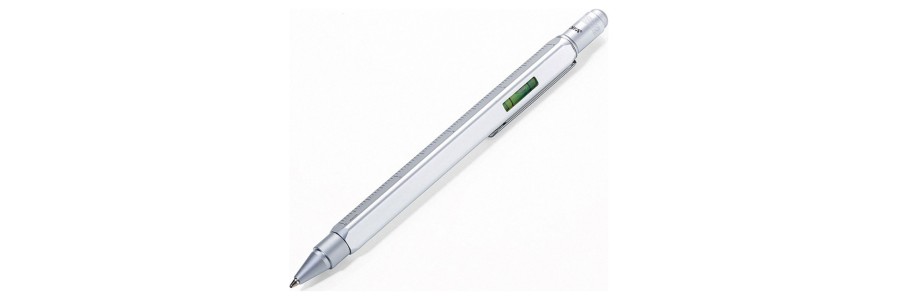 Troika - Construction Pen - Square - Silver Troika - Construction Pen - Square - Silver
