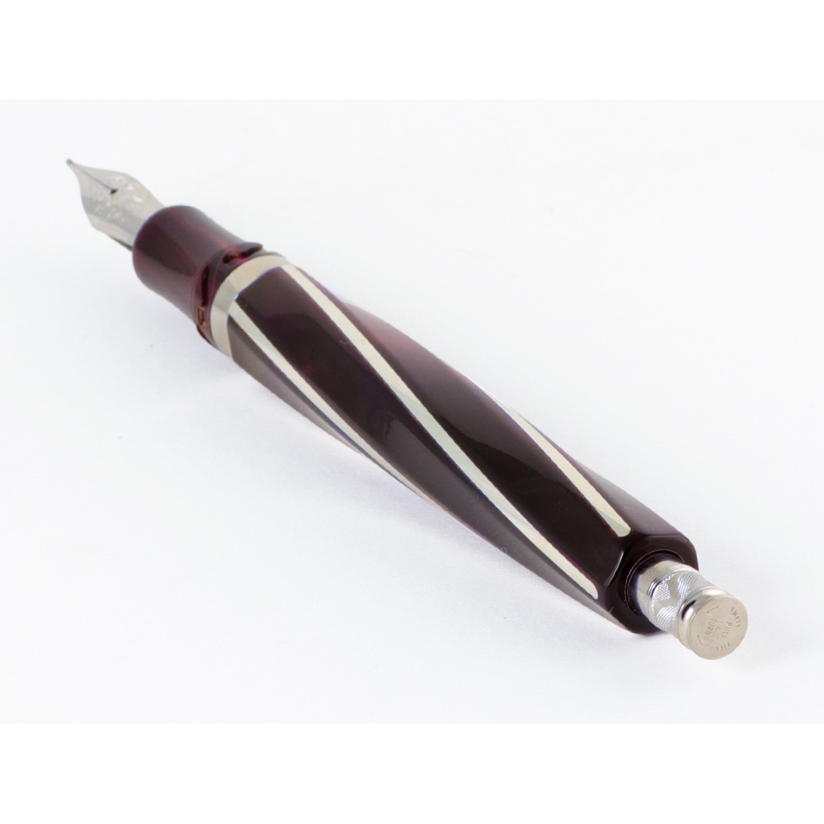 Visconti - Divina Elegance - Imperial Bordeaux Pearlescent - Oversize Fountain Pen Visconti - Divina Elegance - Imperial Bordeaux Pearlescent - Oversize Fountain Pen