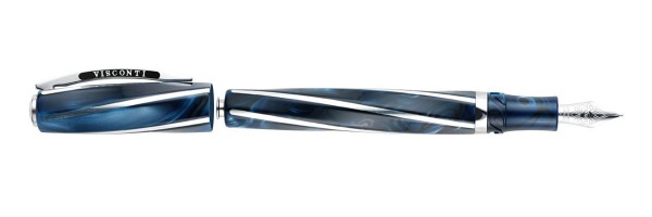Visconti - Divina Elegance - Imperial Blue Pearlescent - Mediumsize Fountain Pen Visconti - Divina Elegance - Imperial Blue Pearlescent - Mediumsize Fountain Pen