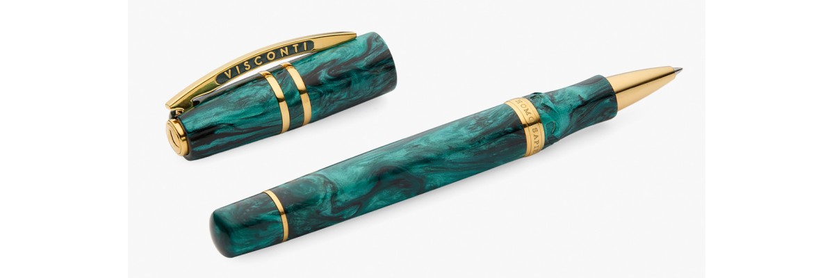 Visconti - Homo sapiens - Dark Emerald - Roller - Limited Edition Visconti - Homo sapiens - Dark Emerald - Roller - Limited Edition