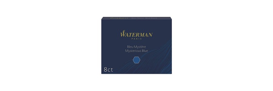 Waterman - Fountain Pen Cartridges - Mysterious Blue Waterman - Fountain Pen Cartridges - Mysterious Blue
