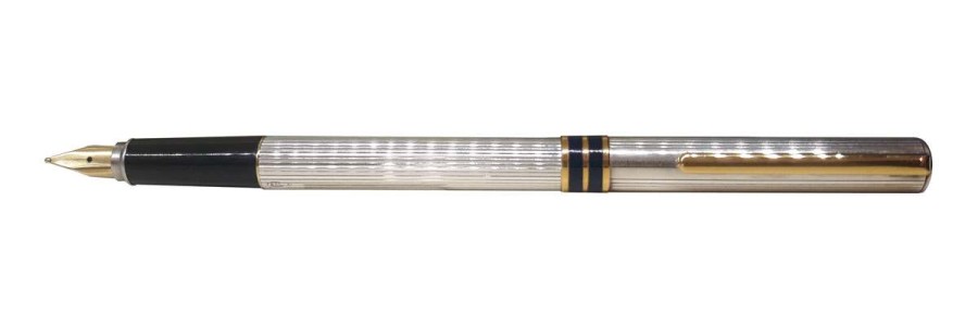 Aurora - Marco Polo - Silver Gold Fountain Pen Aurora - Marco Polo - Silver Gold Fountain Pen