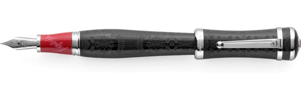 Montegrappa - Sophia Loren - Stilografica Nera Argento Montegrappa - Sophia Loren - Stilografica Nera Argento
