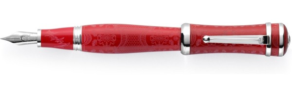 Montegrappa - Sophia Loren - Fountain Pen Red Silver Montegrappa - Sophia Loren - Fountain Pen Red Silver