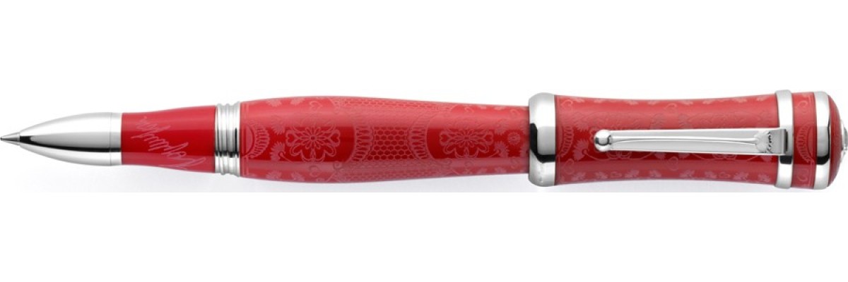 Montegrappa - Sophia Loren - Rollerball Red Silver Montegrappa - Sophia Loren - Rollerball Red Silver