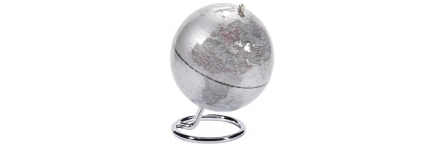 Emform - Mini Globe - Galilei - Silver Emform - Mini Globe - Galilei - Silver