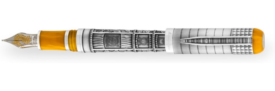Montegrappa - Memory Pen - Stilografica Argento Montegrappa - Memory Pen - Stilografica Argento