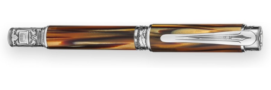 Montegrappa - Ernest Hemingway Scrittore - Rollerball Silver Montegrappa - Ernest Hemingway Scrittore - Rollerball Silver