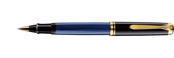 Pelikan - Souverän 600 - Blue Black - Rollerball Pelikan - Souverän 600 - Blue Black - Rollerball
